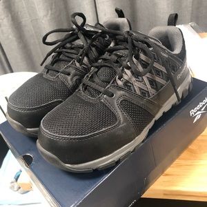 Steel Toe Work Shoe by Reebok worn only a couple of times like new with box